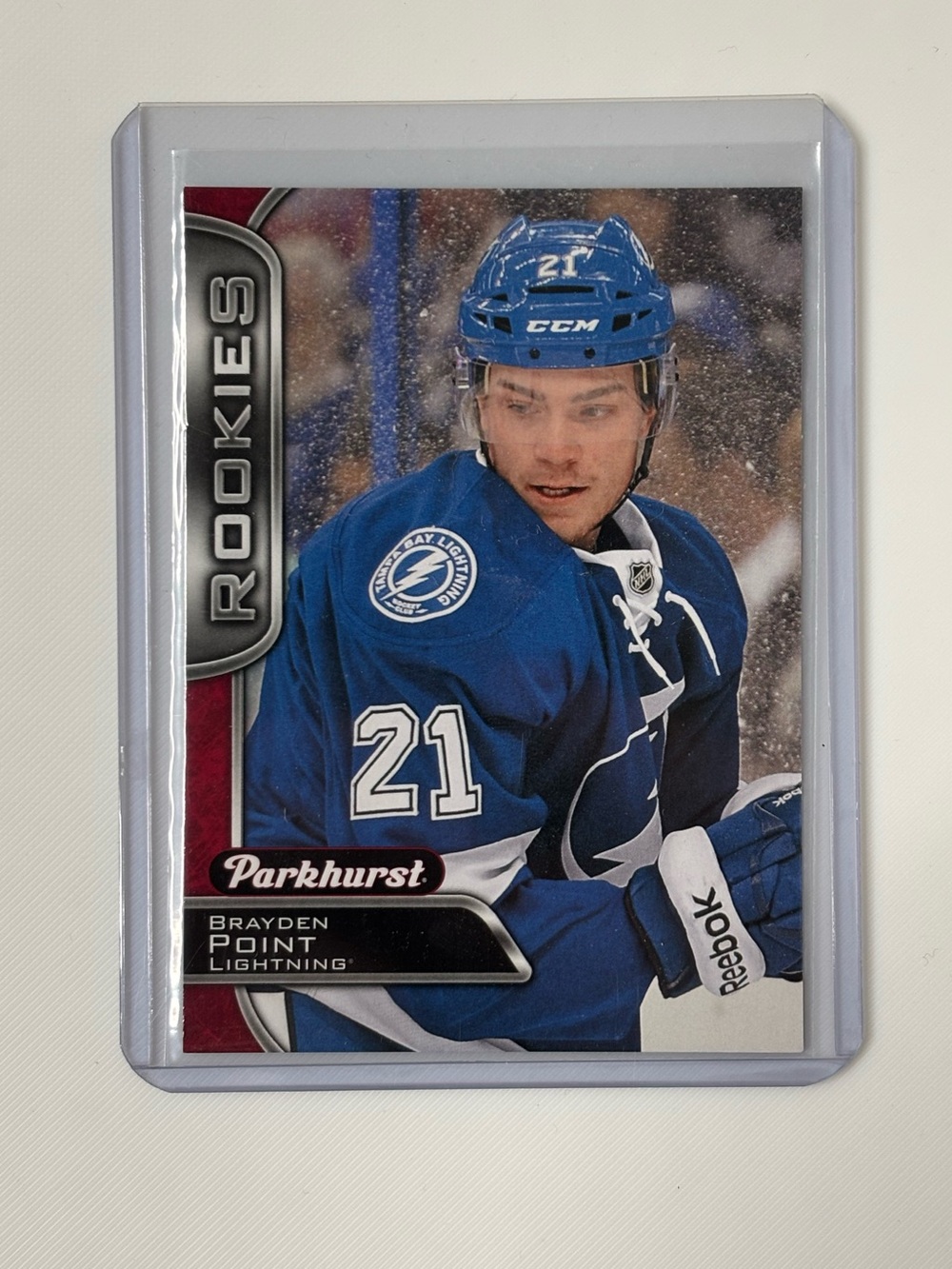 Brayden Point 2016-17 Upper Deck Parkhurst Red Rookie RC #372 Lightning